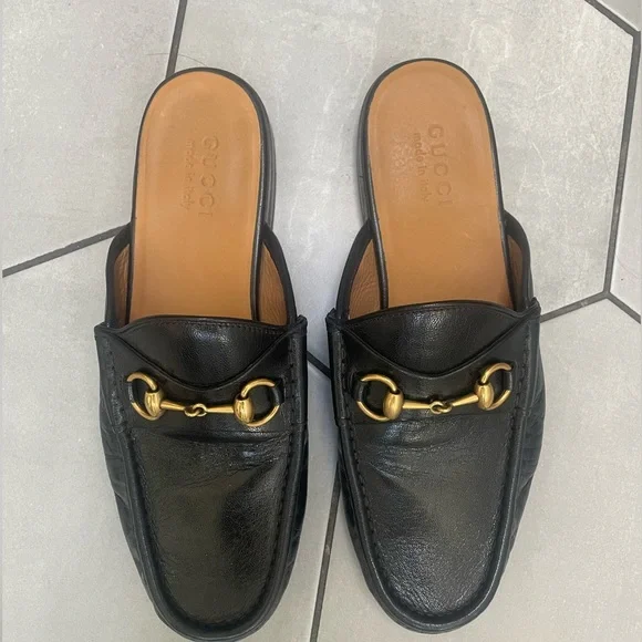 Gucci | Shoes | Lightly Used Mens Size 8 Black Gucci Slip On 